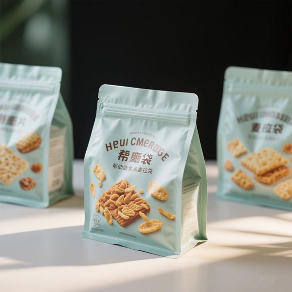 FDA-Certified Foil Pouch With Degassing Valve Preserve Coffee Aroma & Crunchy Nuts