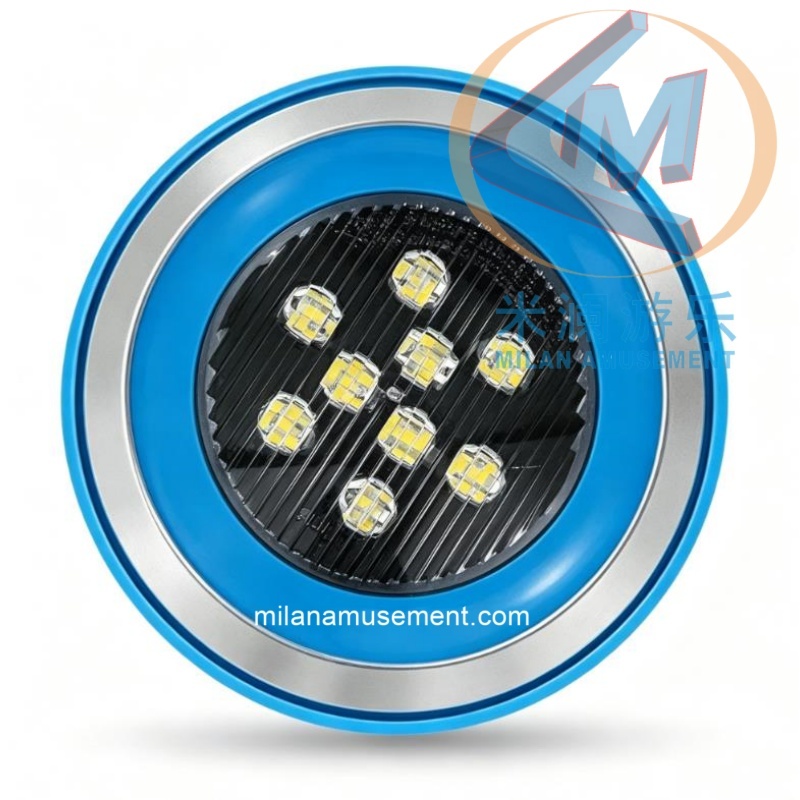 Waterproof LED Pool Wall Light – Stainless Steel Underwater Lamp for Swimming Pools & Water Parks