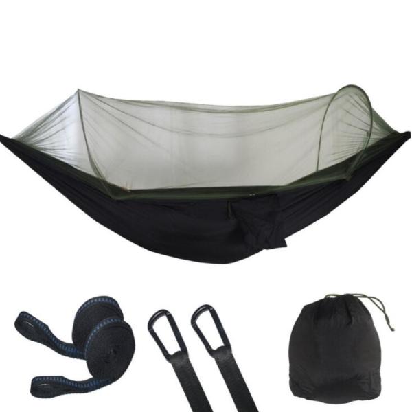 Two Persons Outdoor Portable Hammock , 210T Nylon Travel Camping Hammock