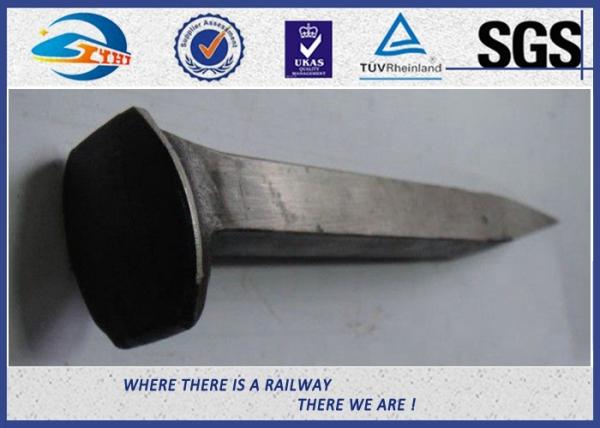 ISO Certificate Railroad Track Spikes / Rail Dog Spike For Timber Sleeper