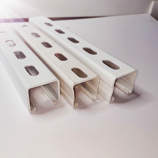 Multi Purpose Metal Strut Channel Perforated C Channel 6m 41x41 Unistrut