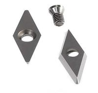 Le carbure de tungstène de rechange d'ODM d'OEM insère Diamond Shape With Radius Tips