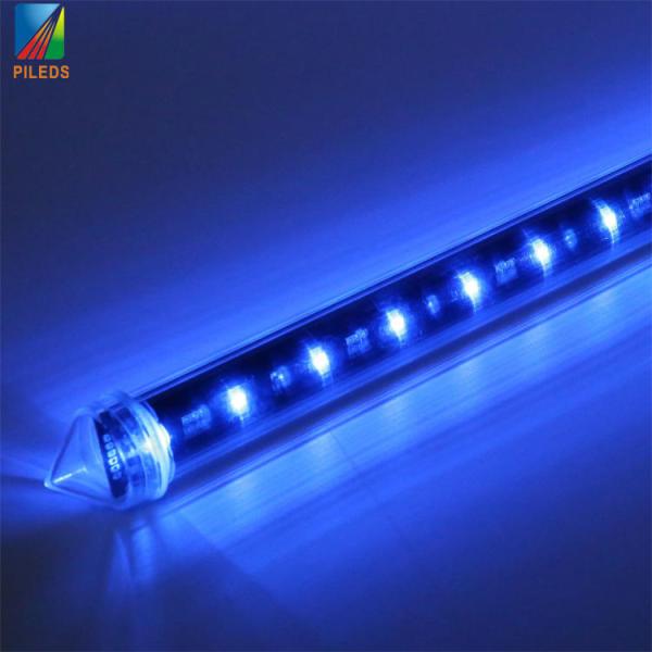 Multicolor Smart LED Meteor Tube Lights Programmable DMX Sound Control