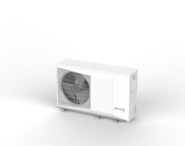 Monobloc Air Source Heat Pump Water Heater 4 - 16 KW Wifi Control Air To Water Heating