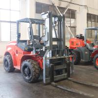Empilhadeira pequena do terreno áspero de caminhão de forquilha 2000lbs de Off Road da segurança para a logística resistente