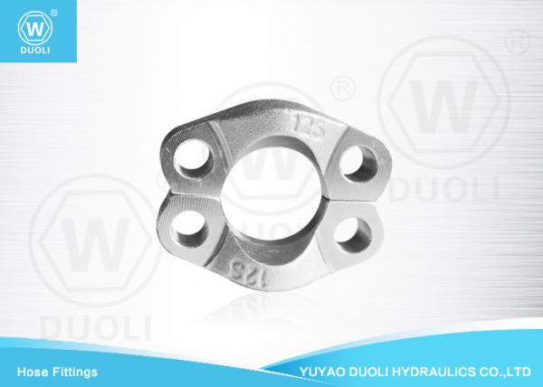 ISO rachado hidráulico 6162 da braçadeira da flange da tubulação do SAE J518, encaixes hidráulicos dos conectores da mangueira