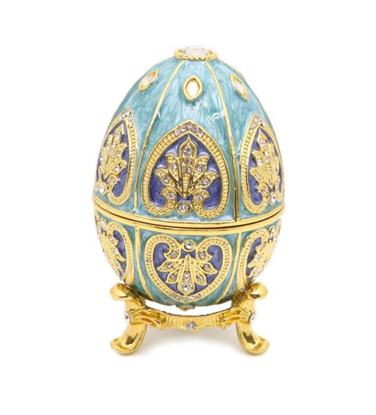 Red Egg Trinket Box Easter Egg Jewelry Box Russian Craft Collectible Easter Gifts Rrussian Faberge Egg jewelry box