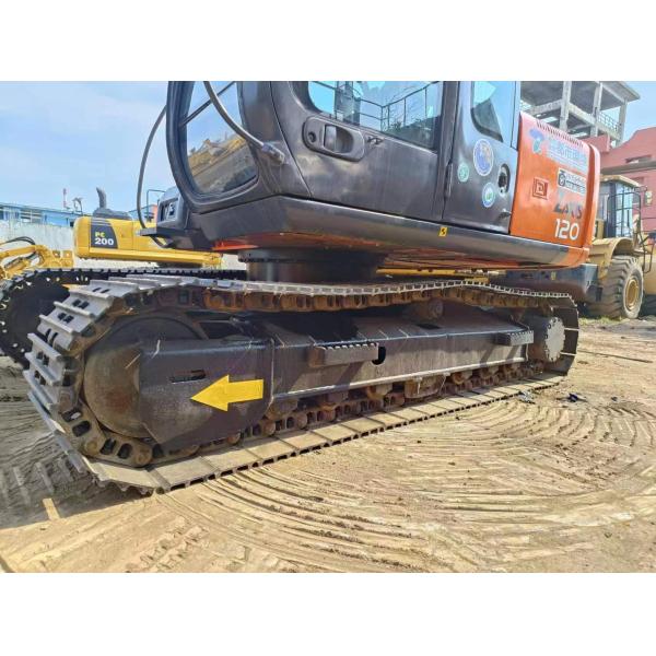 12t ZX120 Hydraulic Crawler Second Hand Hitachi Excavator Working Weight 12200kg