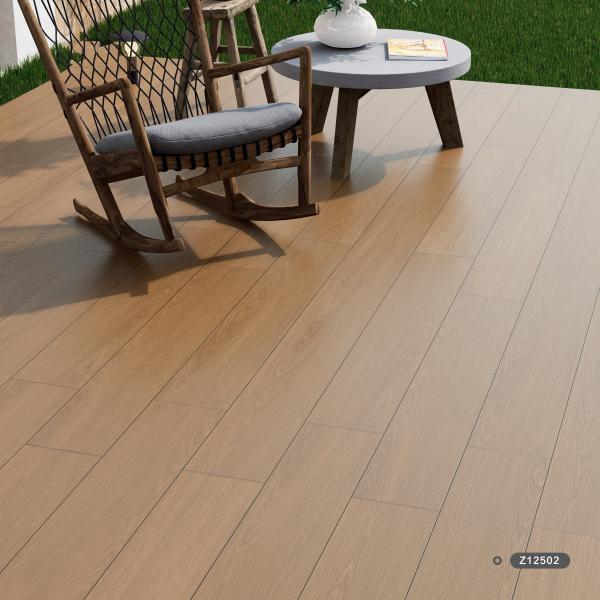 Dark Wood Porcelain Tile Fresh Stoneware Wall Floor Tiles 200*1200mm For Living Room