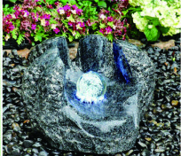 Shell Shape Outdoor Garden Water Fountains ,  Durable Granite Water Fountain