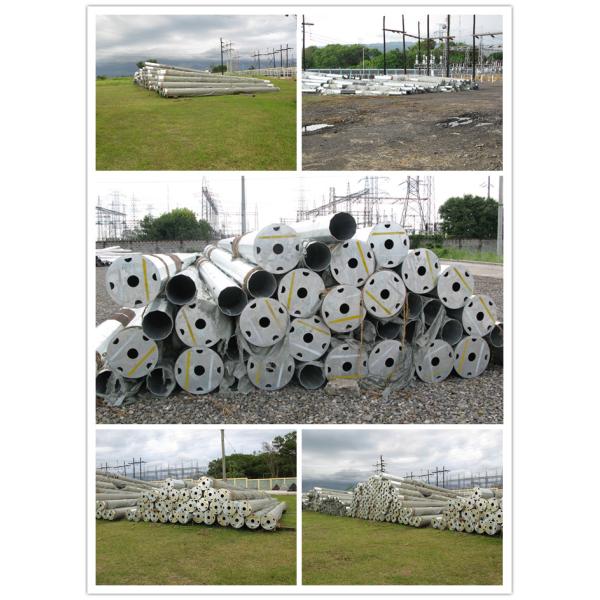 Одиночное электропитание Поляк стальные светлые Poles CCTV рукоятки изготовленные на заказ