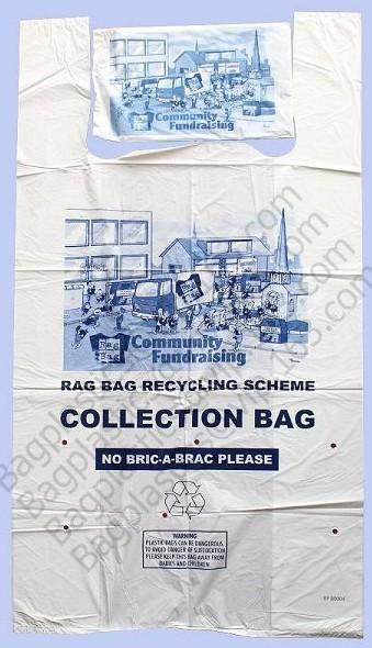 Compostable Charity Donation Collection bags, collection sacks, Donation sacks, Charity Fund bags, Donating Clothes, sho