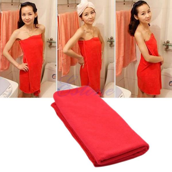 70*140cm Absorbent Microfiber Bath Beach Towel Drying Washcloth Swimwear Shower Portable