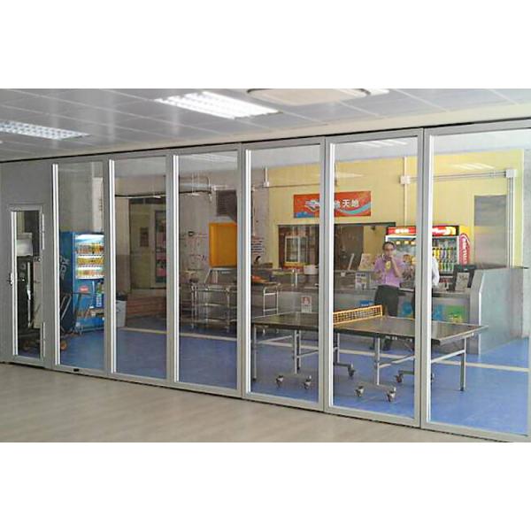 Aluminum Sliding Doors / Collapsing Aluminum Sliding Partition Walls Easy Installation