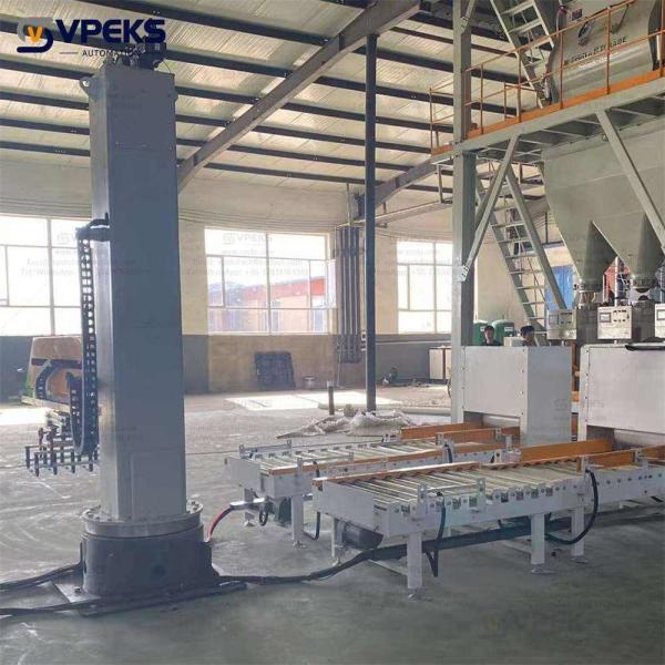 Maximum 600 Bags/h Automatic Palletizer 1.8M Height VPEKS Conventional Palletizing Solution