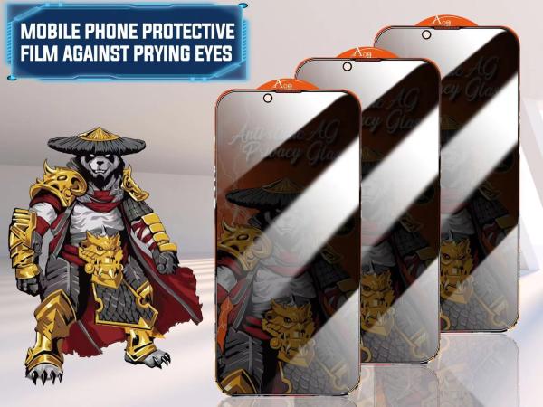AOG ESD Phone Screen Protector Privacy Matte Anti Spy Tempered Glass