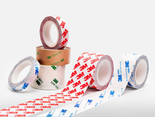 3M 9080HL Strong Double Sided Adhesive Tape, Non-Woven Tissue Tape for Industrial Applications