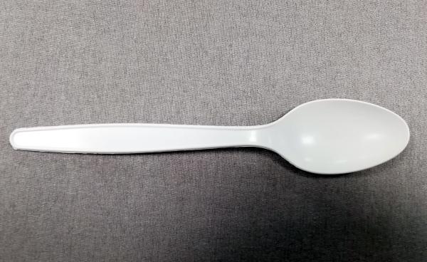 6.7 Inch Corn Starch  Bio-Plastic Spoon Biodegradable Utensils Made From Renewable Plant-Based Resources