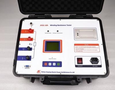 High Precision 10A Transformer Testing Equipment  Rs232 Port DC Resistance Test