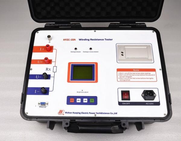 High Precision 10A Transformer Testing Equipment  Rs232 Port DC Resistance Test