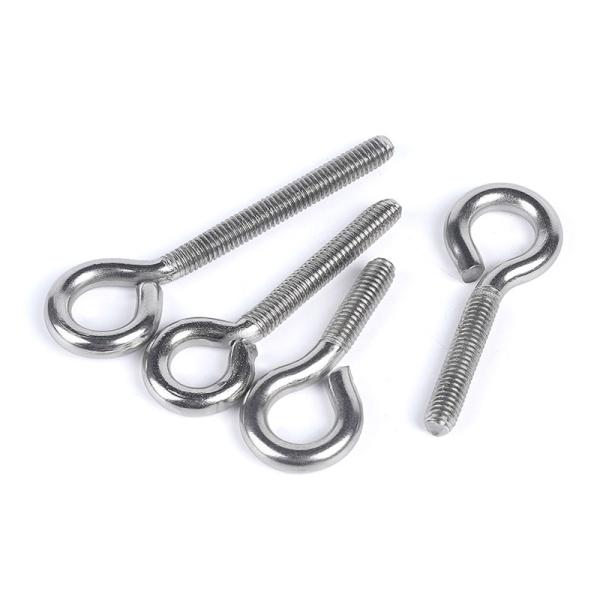 Pequeños 316 tornillos penetrantes de acero inoxidables del ojo de las ovejas de los ojos de la aduana 45m m M8 M10 del gancho del metal abierto del tornillo Din580