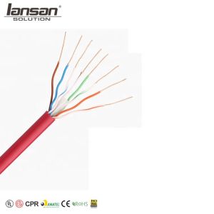 Защищаемый крест PE крена 0.57mm ДО РОЖДЕСТВА ХРИСТОВА 305m кабеля Lan Twister Cat6 UTP 4 пары