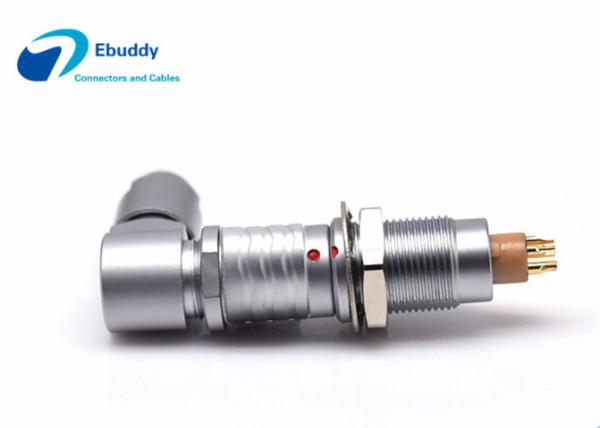 Adjustable Angle Lemo B Series Connectors 5pin Elbow Plug FSG.0B.305
