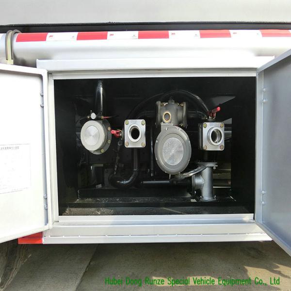 DFAC 24000Liters Heavy Oil / Liquid Tank Truck , Mobile Diesel Fuel Bowser