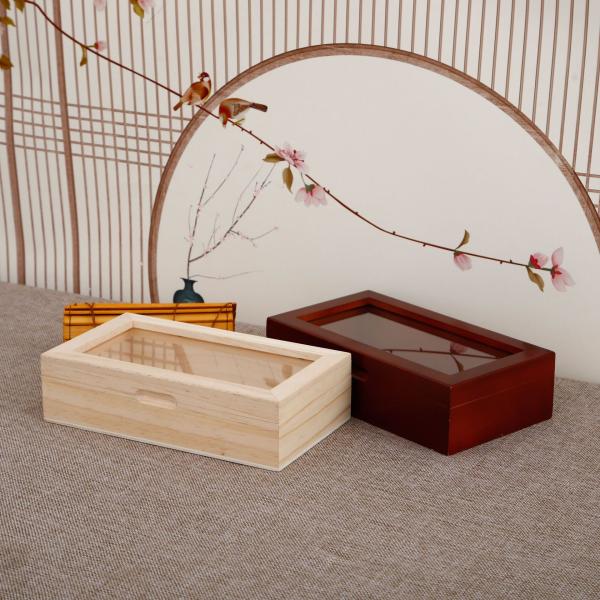 Exquisite Wooden Packaging Box Custom Carved Gift Wooden Packaging Box