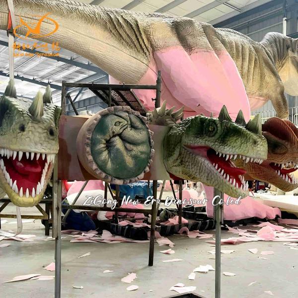Tête de dinosaure décorative pour le restaurant à thème et le Jurassic Park