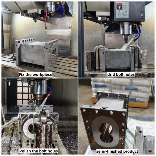 Customized Nickel Alloy Twin Screw Barrel with Wear Resistance and Modular Design for High Torque Extrusion