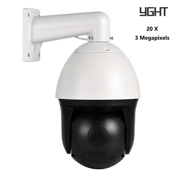 ODM HD Smart CCTV PTZ Wifi IP Camera 3MP Full Color 200m Visibility