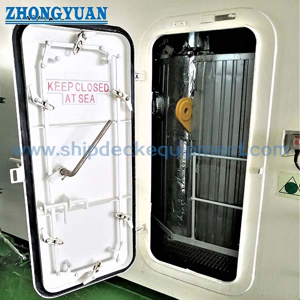 Дверь доказательства огня A60 Watertight стальная с оборудовать шарниров морской