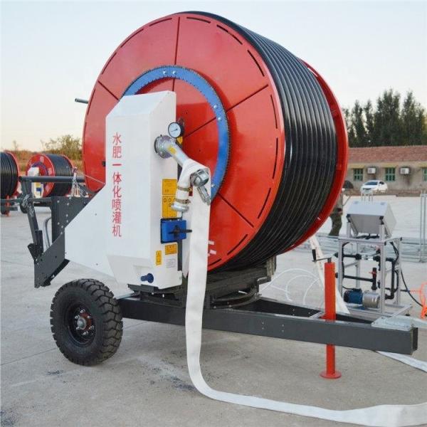Metal Agricultural Farm Irrigation System Hose Reel Sprinkler with 75 cm Diameter and Metal Construction