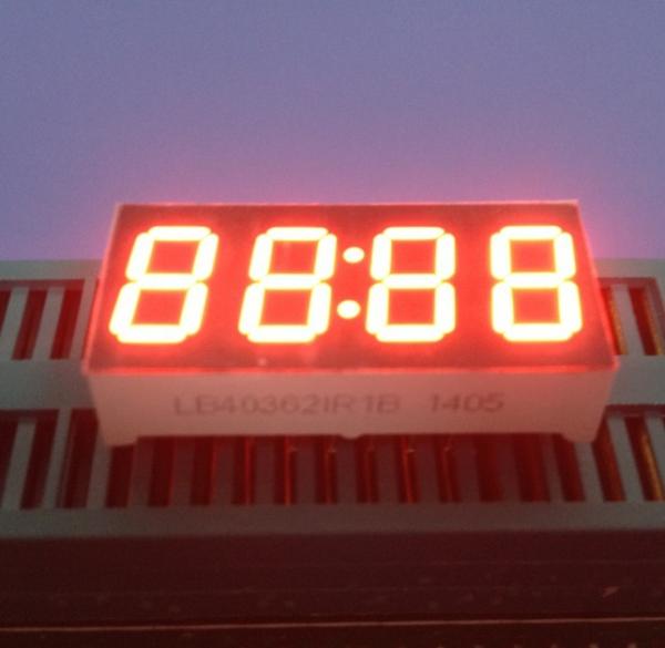 Super bright Red Yellow White 4 Digit  0.36 Common Anode 7 Segment Display 30 X 14 X 7.2 mm