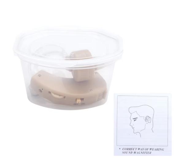 Electronic Elderly Sound Amplifier Hearing Aid and Assistance Earphone