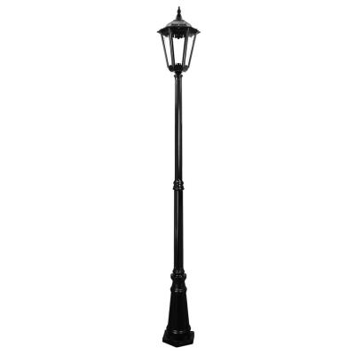Vintage Street Light Pole Cast Iron Exterior Large Single Head High Post Light (Luz de poste alto de cabeça única)