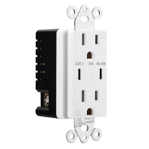 AC125V 充電器 ウォールソケット出口 60Hz 双タイプC