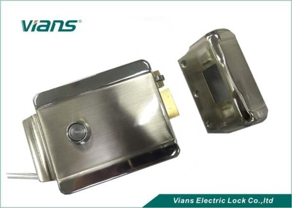 High Strengh Material Home door rim lock , stainless steel rim lock Opening Left Right
