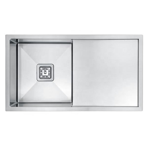 Коррозионностойкая кухонная раковина 16 датчиков с Drainboard