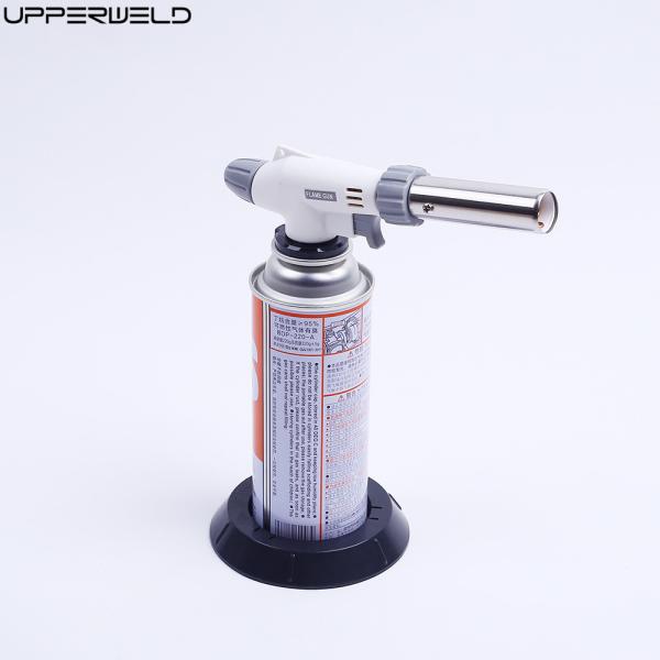 Kitchen Cooking Torch Butane Flame Gun White 1.6kw Gas Blow Torch Mini BBQ Fire Gun