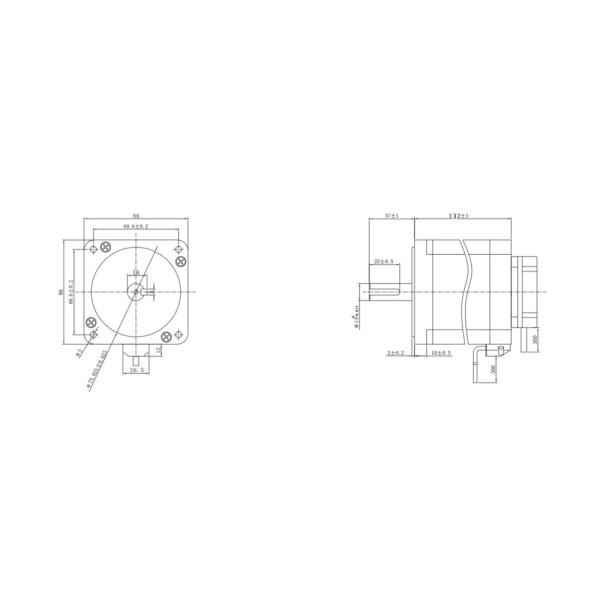 Step Servo Motor Nema 34 Closed Loop Stepper Motor Two Phase Hybrid Stepper Motors