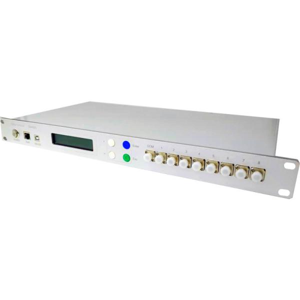 FITL Rack Mount 1x32 Fiber Optical Switch With RJ45 Ethernet Remote Management