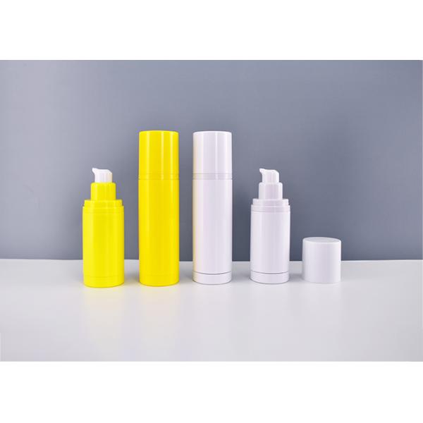 dual wall refill airless cosmetic pump bottles 30ml 50ml 100ml eco sustainable skincare packaging wholesale custom