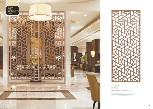 China Hot Sale Stainless Steel Decorative Metal Screen Patterns In Foshan Manufacturer