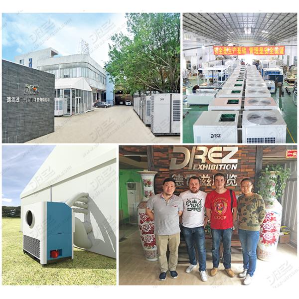Central Aircon Event Tent Air Conditioner Horizontal Matel Structure