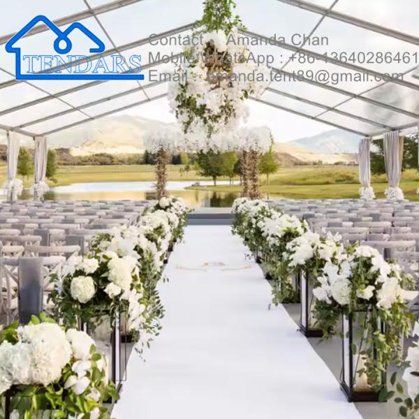 Outdoor Transparent Waterproof PVC Custom Size Aluminium Alloy Tent For Wedding ,Party And So Event Marquee Tent