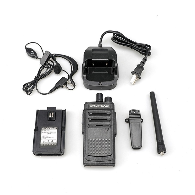 Баофэн V6-A UHF Vhf Морское радио Толстая батарея двойная полоса Антенна Дальний передатчик