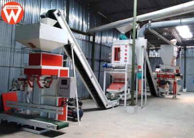 Farm Animal Feed Processing Plant , 2-12mm Poultry Feed Manufacturing Equipment