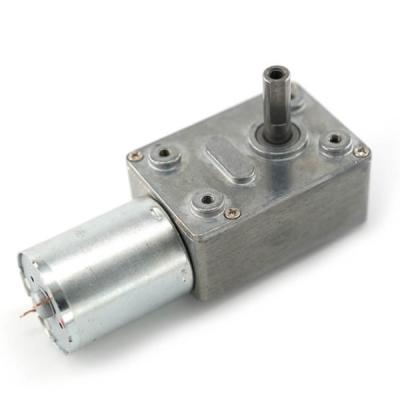 Low Speed Turbo Worm Geared Motor 12V 24V High Torque Worm Gearbox